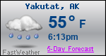 Weather Forecast for Yakutat, AK