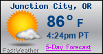 Weather Forecast for Junction City, OR