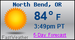 Weather Forecast for North Bend, OR