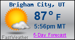 Weather Forecast for Brigham City, UT