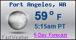 Weather Forecast for Port Angeles, WA