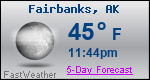 Weather Forecast for Fairbanks, AK