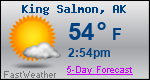 Weather Forecast for King Salmon, AK