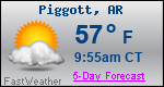 Weather Forecast for Piggott, AR