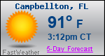 Weather Forecast for Campbellton, FL