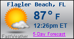 Weather Forecast for Flagler Beach, FL