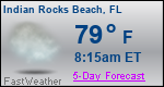 Weather Forecast for Indian Rocks Beach, FL