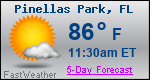 Weather Forecast for Pinellas Park, FL
