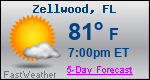 Weather Forecast for Zellwood, FL