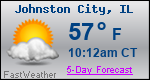 Weather Forecast for Johnston City, IL