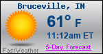 Weather Forecast for Bruceville, IN