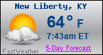 Weather Forecast for New Liberty, KY