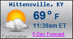 Weather Forecast for Wittensville, KY