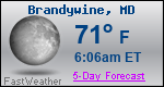 Weather Forecast for Brandywine, MD
