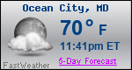 Weather Forecast for Ocean City, MD