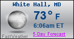 Weather Forecast for White Hall, MD