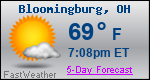 Weather Forecast for Bloomingburg, OH