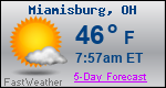 Weather Forecast for Miamisburg, OH