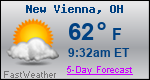 Weather Forecast for New Vienna, OH