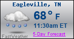 Weather Forecast for Eagleville, TN