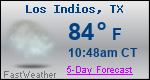 Weather Forecast for Los Indios, TX