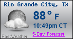 Weather Forecast for Rio Grande City, TX