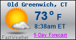 Weather Forecast for Old Greenwich, CT