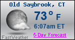 Weather Forecast for Old Saybrook, CT