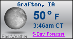 Weather Forecast for Grafton, IA