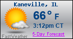 Weather Forecast for Kaneville, IL
