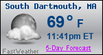 Weather Forecast for South Dartmouth, MA