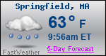 Weather Forecast for Springfield, MA