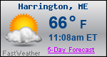 Weather Forecast for Harrington, ME