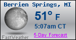 Weather Forecast for Berrien Springs, MI