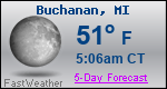 Weather Forecast for Buchanan, MI