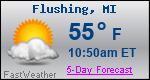 Weather Forecast for Flushing, MI