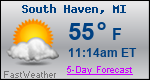 Weather Forecast for South Haven, MI