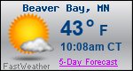 Weather Forecast for Beaver Bay, MN