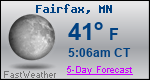 Weather Forecast for Fairfax, MN