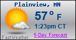 Weather Forecast for Plainview, MN
