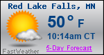 Weather Forecast for Red Lake Falls, MN