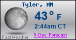 Weather Forecast for Tyler, MN