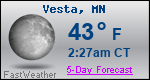 Weather Forecast for Vesta, MN
