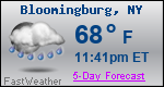 Weather Forecast for Bloomingburg, NY