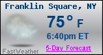 Weather Forecast for Franklin Square, NY