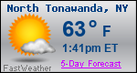 Weather Forecast for North Tonawanda, NY