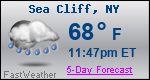 Weather Forecast for Sea Cliff, NY