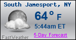 Weather Forecast for South Jamesport, NY