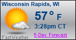 Weather Forecast for Wisconsin Rapids, WI