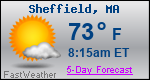 Weather Forecast for Sheffield, MA